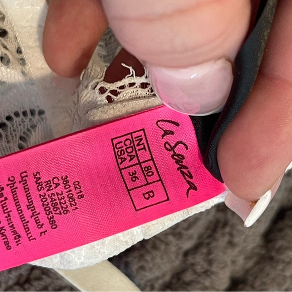 La senza sparkly white bra - Picture 3 of 3